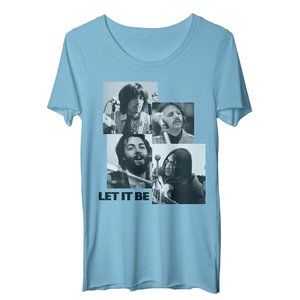 Beatles T-Shirt Let It Be rock cotton Cut-Off made in USA T-Shirt XL NWT